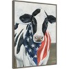 Amanti Art American Cow II by Annie Warren Canvas Wall Art Print Framed 23-in. x 30-in. - 3 of 4