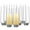 Kook Stemless Champagne Flutes 9,4 oz, Set of 8 - 4 of 4