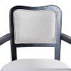 APRILSOUL35.00"Upholstered Dining Chairs Set of 2 ¨C Traditional Armchairs with Curved Lines, Solid Hardwood Frame - 3 of 4