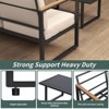 Piece Patio Furniture Set Outdoor Sectionals, Outdoor Conversation Sets with Coffee Table,Loveseat, 2 Chairs and Thick Cushions - 4 of 4
