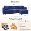 Gymojoy 71"/99.3"/118.1" Loveseat Cloud Sofa Modular Sectional Couch with Deep Seat for Living Room - 2 of 4