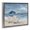 Stupell Industries Serene Beach Chairs, 21" x 17" - 3 of 4