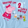 Toddler Boys' Peppa Pig Hooray I'M 2 Birthday T-Shirt - 3 of 4