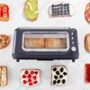 Rise By Dash Metal Black 2 Slot Toaster 7.9 In. H X 12.2 In. W X 9.5 In. D  : Target