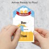 Big Dot of Happiness Oktoberfest - Beer Festival Game Pickle Cards - Dare, Drink, Think Pull Tabs - Set of 12 - 2 of 4