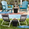 Tangkula Portable Cooler Table with Handle 4 Gallon Beer and Wine Cooler w/ Lift Top Lid & Bottle Opener 3-in-1 Outdoor Cocktail Drink Table Black/Blue - 4 of 4