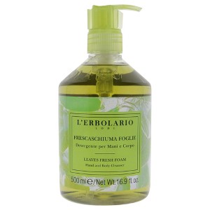 Leaves Fresh Foam Hand and Body Cleanser by LErbolario for Unisex - 16.9 oz Body Wash - 1 of 3
