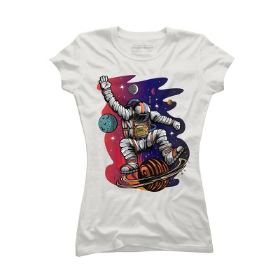 Junior's Design By Humans Space Ride By Adamzworld T-Shirt