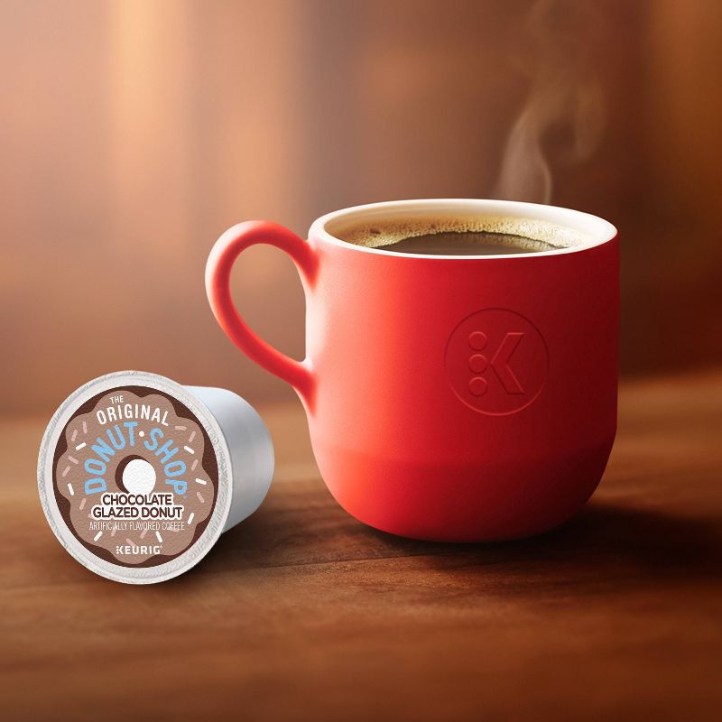 24ct The Original Donut Shop Chocolate Glazed Donut Keurig K-Cup Coffee Pods Flavored Coffee Medium Roast, 6 of 11