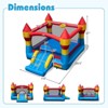 Infans 3-in-1 Kids Bouncer w/Slide Large Jumping Area & Basketball Hoop Blower Excluded - 2 of 4