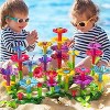 TEMI Toddler Toys Birthday Gifts for Girls Boys, 91 PCS Flower Garden Building Toy STEM Educational Activity Preschool Toys for Kids Age 3-6 - 2 of 3