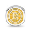Black Bow Jewelry Sterling Silver Boston Bruins NHL Bead Charm - 4 of 4