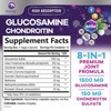 Glucosamine with Chondroitin Turmeric MSM, Triple Strength Joint Support 2100mg - 120 By Nature's Peak - 2 of 4