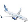 Boeing 737 MAX 8 Commercial Aircraft "United Airlines" (N17265) White with Blue Tail 1/400 Diecast Model Airplane by GeminiJets - 2 of 3
