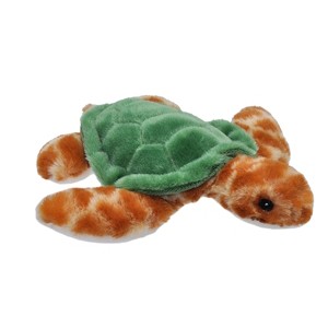 Wild Republic Ecokins Mini Sea Turtle Stuffed Animal, 8 Inches - 1 of 1