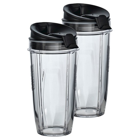 Two 24 Oz. Tritan Nutri Ninja Cups With Two Sip & Seal Lids : Target