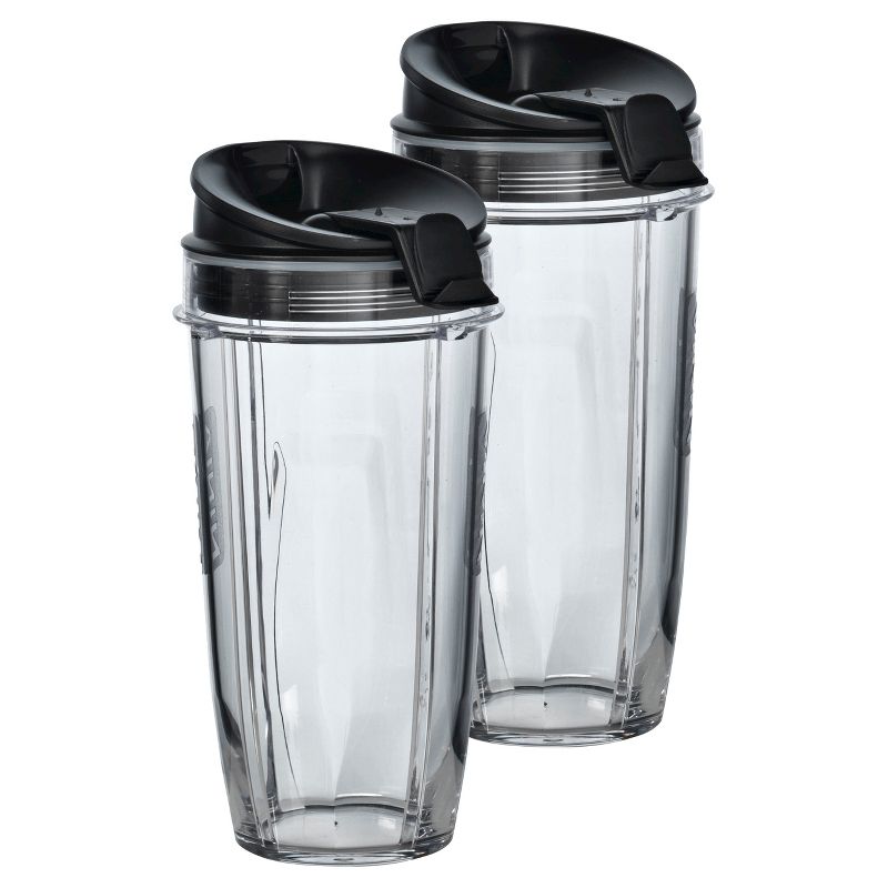 Two 24 oz. Tritan Nutri Ninja Cups with two Sip &#38; Seal Lids, 1 of 8