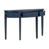 Narrow Entryway Console Table with Drawers, Vertical Stripe Accent Cabinet, Veneer Finish Storage Table with Four Legs-The Pop Home - 4 of 4