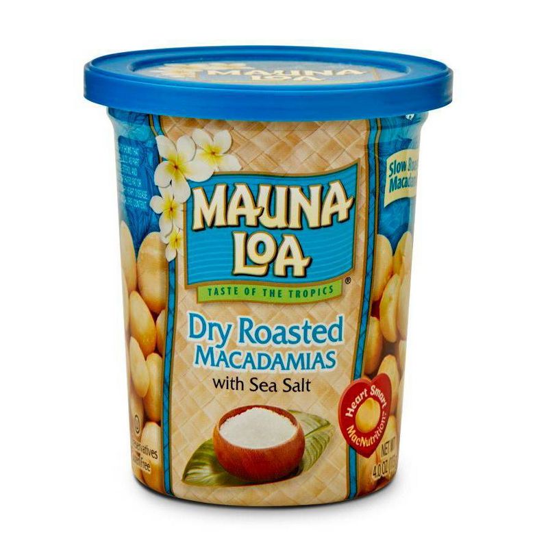 Mauna Loa Dry Roasted Macadamias with Sea Salt - 4oz, 1 of 2
