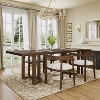 Christopher Knight Home Harper 95" Modern Rubberwood 8 Seater Rectangle Dining Table Walnut - 2 of 4
