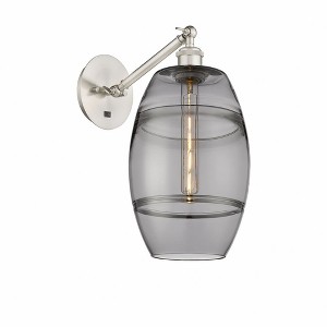 Vaz - 1 Light Arm Adjusts Up and Down Wall Sconce In Industrial Style-9.88 Inches Tall and 8 Inches Wide - 1 of 1