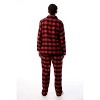 #followme Mens Plaid Button Front Flannel Pajamas Set / Winter Pajamas - 3 of 3