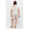 Women's Plus Size Lia Top - butter | CITY CHIC - 3 of 4