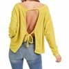 Women's Alexia Pullover Open-Back Sweater - Painted Threads - 2 of 4