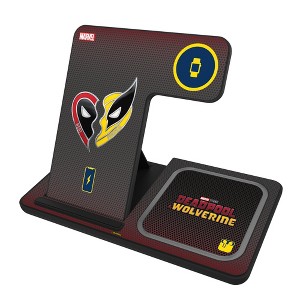 Keyscaper Marvel Deadpool Wolverine Grid 15-Watt 3 in 1 Charging Station - 1 of 4