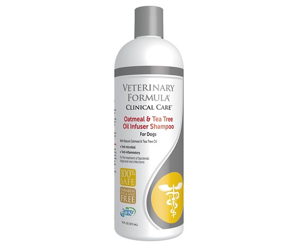 Veterinary Formula Clinical Care Oatmeal & Tea Tree Oil Infuser Pet Shampoo - 16 oz