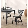 PAGED 2pc Dining Chairs, Mid-Century Modern Dining Room Chairs with Spindle Back, Kitchen Chairs for Dining Room - 4 of 4