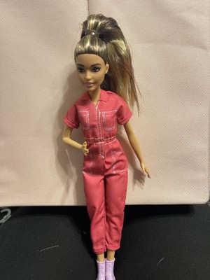 Erwachsene Barbie Pink Power Jumpsuit mit Schärpe Stolz darauf