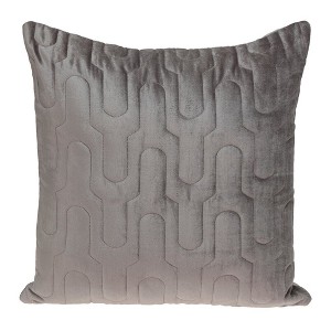 Parkland Collection,Basil Transitional Quilted Throw Pillow - 1 of 4