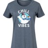 Women's - Frosty The Snowman - Christmas Graphic T-shirt Dress - 2 of 4