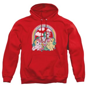 My Little Pony Retro Under The Rainbow Adult Pull-Over Hoodie - 1 of 4