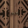 Rattan Bathroom Cabinet, Bathroom Floor Cabinet with Drawer,Display Storage with Doors,Kitchen Cupboard,Storage Cabinet for Living Room - 4 of 4