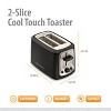 Toastmaster 2-Slice Cool Touch Toaster, Black - 2 of 4