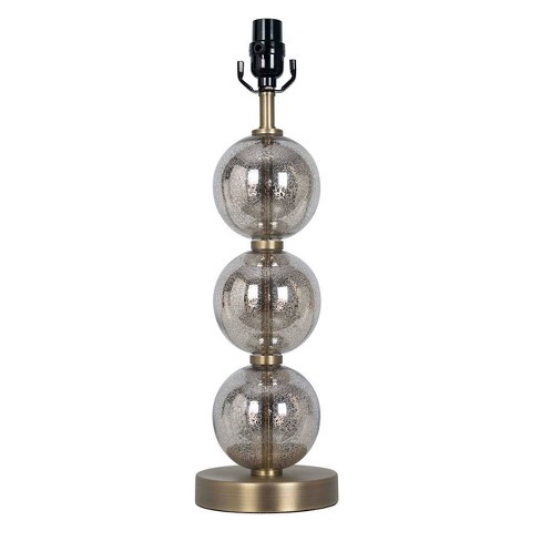 Mercury glass stacked ball floor deals lamp