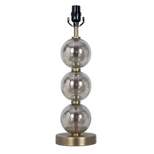 Stacked Glass Ball Table Lamp Base Brass - Threshold™
