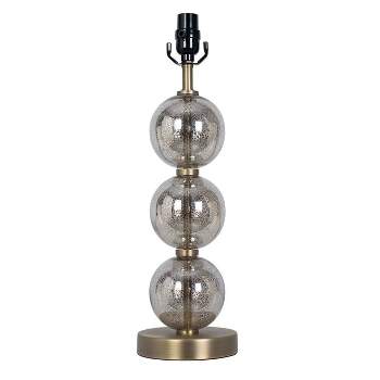 Large Stacked Glass Ball Table Lamp Base Brass - Threshold™