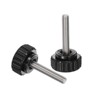 Unique Bargains Plastic Threaded Bolt Knurled Clamping Knob Thumb Screws 6 Pcs - 3 of 4