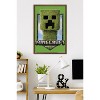 Trends International A Minecraft Movie - Creeper Logo Framed Wall Poster Prints - 2 of 4