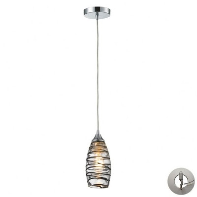 Elk Home Twister 1 - Light Pendant in  Polished Chrome