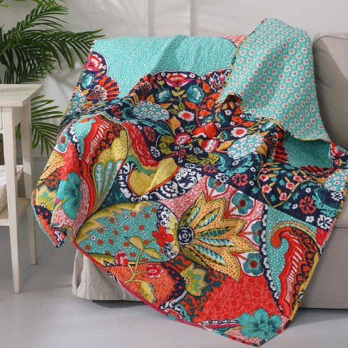 Jules Bohemian Quilted Throw - Levtex Home : Target