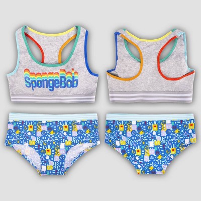 spongebob bra and panties