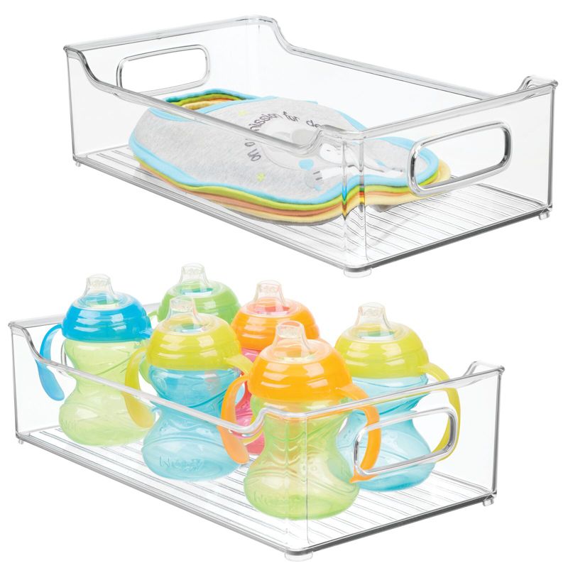 mDesign Plastic Storage Organizer Bin for Baby/Kid Essentials, 1 of 10
