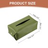 Unique Bargains Button Tissue Box Holder 1 Pc - 2 of 4
