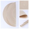 REGALWOVEN Farmhouse Thick Rattan Washable Kitchen Placemats 6 Pcs - 2 of 4
