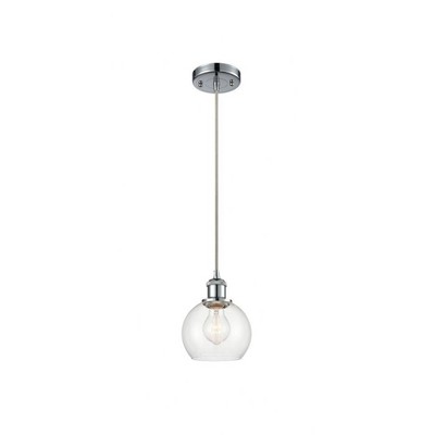 Athens - 1 Light Mini Pendant In Industrial Style-9.88 Inches Tall and 6 Inches Wide