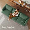 GYIIYUO 89" 3 Seater Sofa Couch with Deep Seats, Upholstered Sofa with Armrests, Comfy Couches for Living Room, Apartment and Office - 4 of 4
